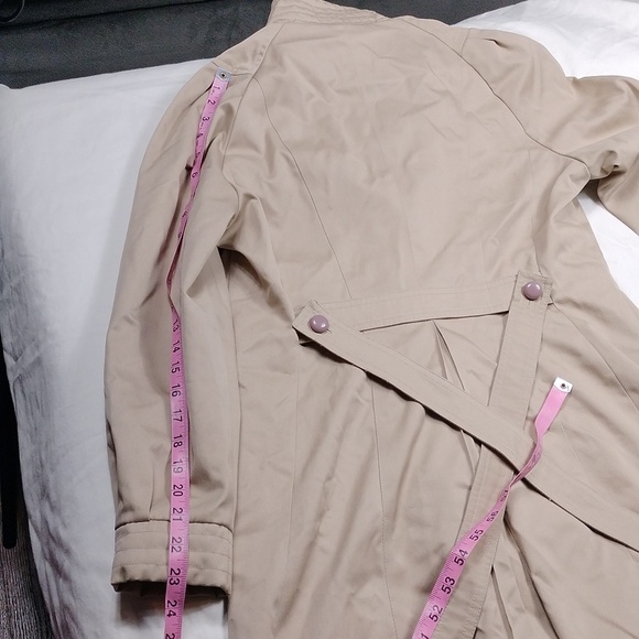 Uzzi women's trench coat size 11/12 - Picture 15 of 15